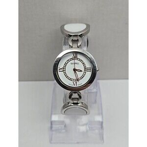 Haurex Italy My Life XA349DW1 White Ceramic Roman Dial Ladies Watch New Battery